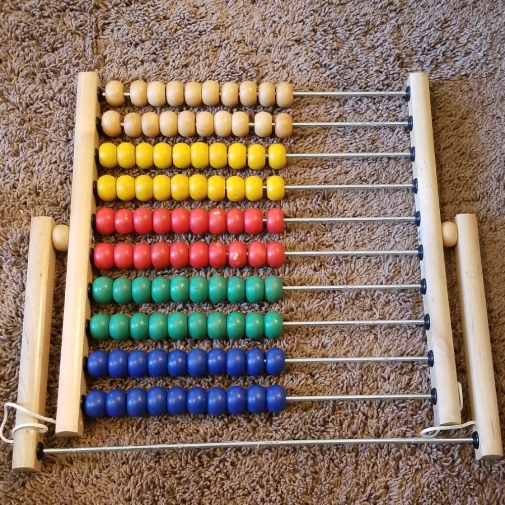 Vintage Kids counting toy